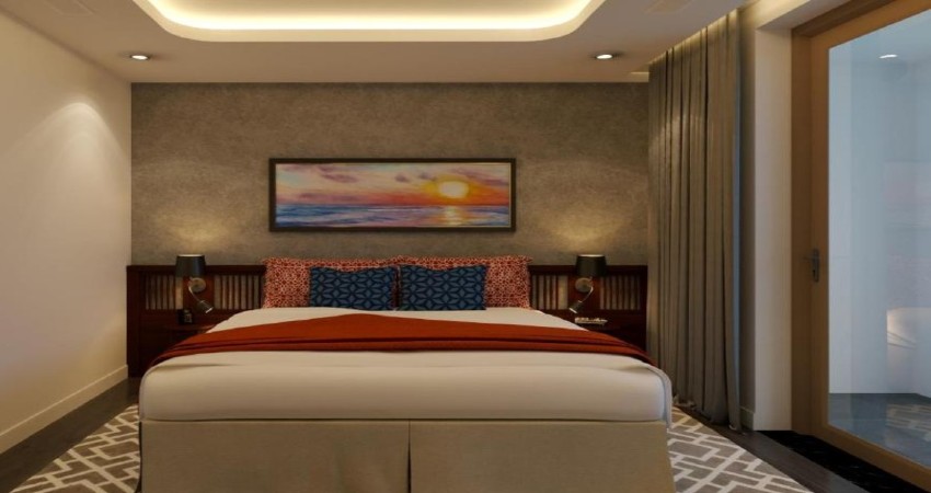 Phòng ngủ tại khách sạn D’Lioro Hạ Long