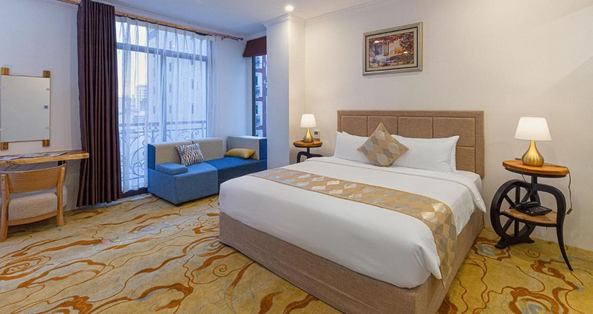 Phòng ngủ khách sạn Nesta Saigon Central