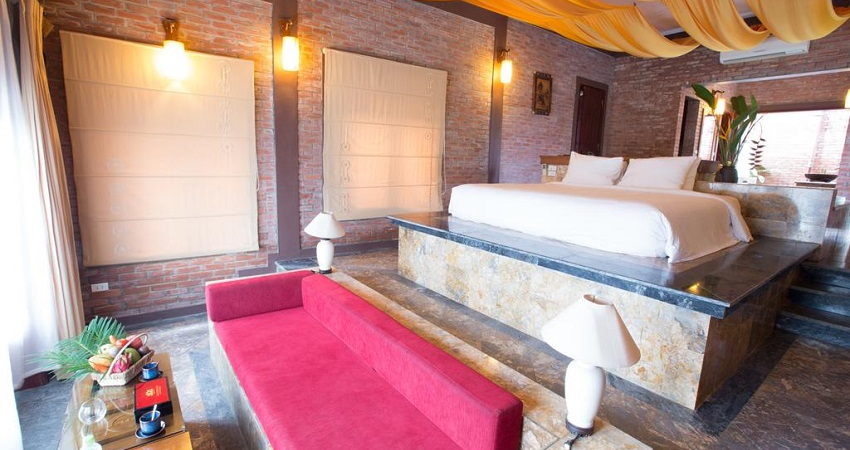 Phòng ngủ tại Asean Resort & Spa Hà Nội