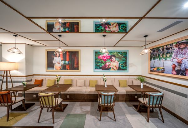 Quầy bar, cafe, phòng lounge khách sạn Icon Saigon – Lifestyle Design