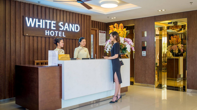 WhiteSand Hotel, Quạt trần Mr Vũ tại WhiteSand Hotel &#8211; Đà Nẵng, Quạt trần đèn trang trí cao cấp Mr.Vũ