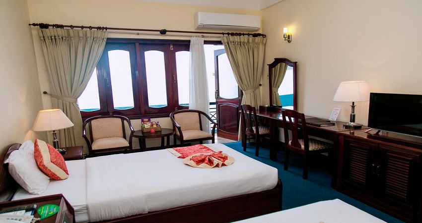 Phòng ngủ tại Khách sạn Hải Âu Quy Nhơn